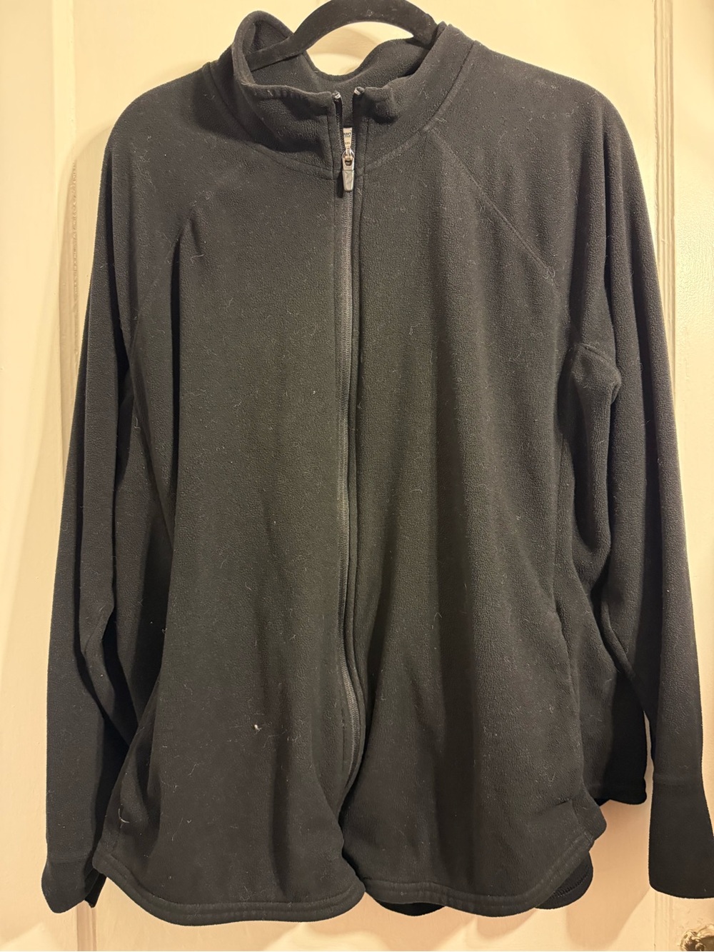 Old Navy Black Womens Full-Zip Fleece Jacket